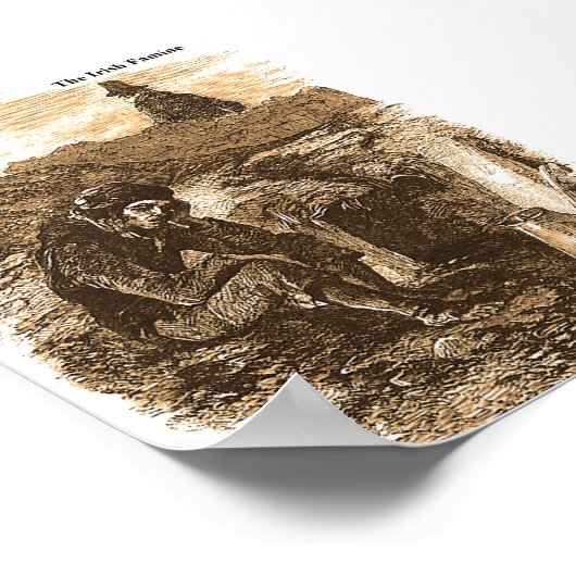 Irish Famine Picture Collection Poster (Ecke)