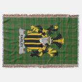 Irish Farley oder O_Farley Coat of Arms Family Cre Decke (Vorderseite)
