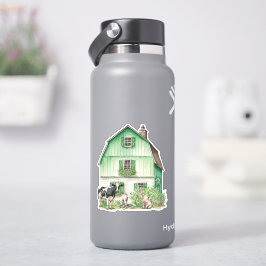 Irish Farmhouse | Green Stall Sticker