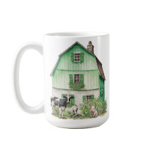 Irish Farmhouse | Grüne Scheune
