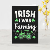 Irish Farming I Was Karte (Gelbe Blume)