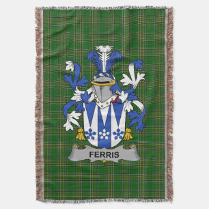 Irish Ferris Coat of Arms Familienwappen Irland Decke