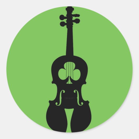 Irish Fiddle Sticker (Vorderseite)