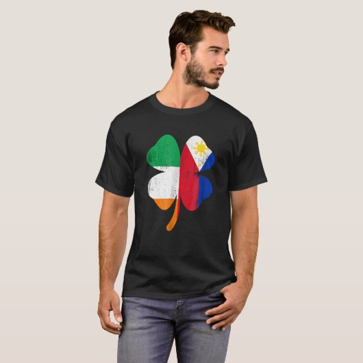 Irish Filipino Flags St Patricks Day T - Shirts (Vorne ganz)