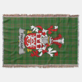 Irish Finucane oder McFinucane Coat of Arms Family Decke (Vorderseite)