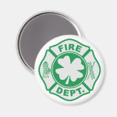 Irish Fire Dept Magnet (Vorderseite/Rückseite)