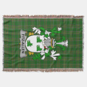 Irish Fitz-Allen Coat of Arms Familienwappen Irlan Decke (Vorderseite)