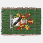 Irish Fitz-Herbert Coat of Arms Familienwappen Ire Decke (Vorderseite)