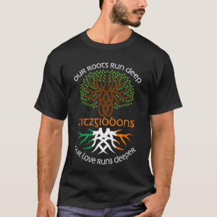 Irish FITZGIBBONS Family Name Unsere Liebe läuft t T-Shirt