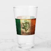Irish Flag and Harp Glas (Rückseite)