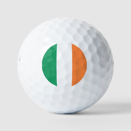 Irish Flag be6 gbcnt Golfball (Vorderseite)