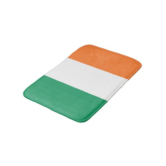 Irish Flag Bmcc Badematte (Schrägansicht)