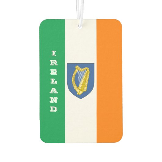Irish Flag Car Air Freshener, Irland Autolufterfrischer (Rückseite)
