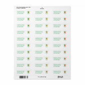 Irish Flag Christmas Angel Personalisiert (Vorne)