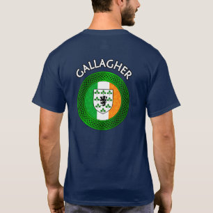 Irish Flag Clover Celtic Knot - Gallagher T - Shir T-Shirt