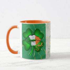 Irish Flag Coffee Tasse, St. Patrick's Day Tasse