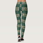 Irish Flag Colors in Text St. Patrick Leggings (Rückseite)