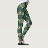 Irish Flag Colors in Text St. Patrick Leggings (Rechts)