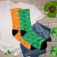 Irish Flag Colors Personalisiert St Patrick's Day