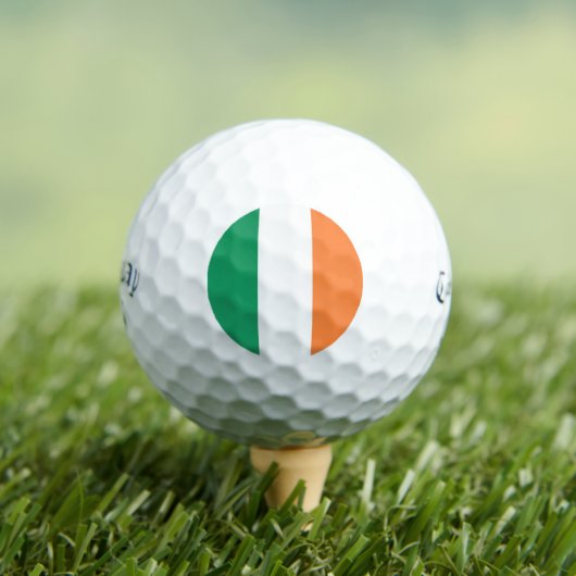 Irish Flag css gbcnt Golfball (Insitu T-Shirt)