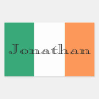 Irish Flag Customizable Name stkcn