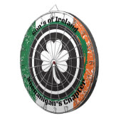 Irish Flag Dart Board Dartscheibe (Vorderseite rechts)