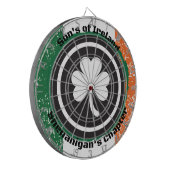 Irish Flag Dart Board Dartscheibe (Vorderseite Links)