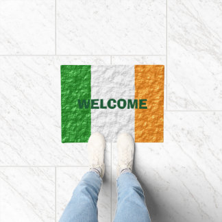 Irish Flag Design Fußmatte