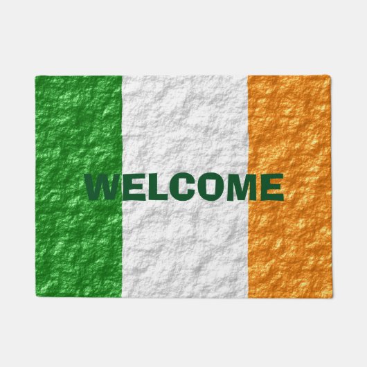 Irish Flag Design Fußmatte (Vorderseite)