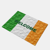Irish Flag Design Fußmatte (Schrägansicht)