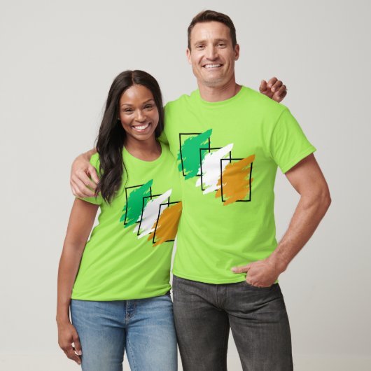 Irish Flag Design T-Shirt (Unisex)