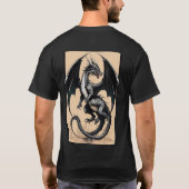 "Irish Flag Dragon: Esports Fury T - Shirt Design" (Rückseite)