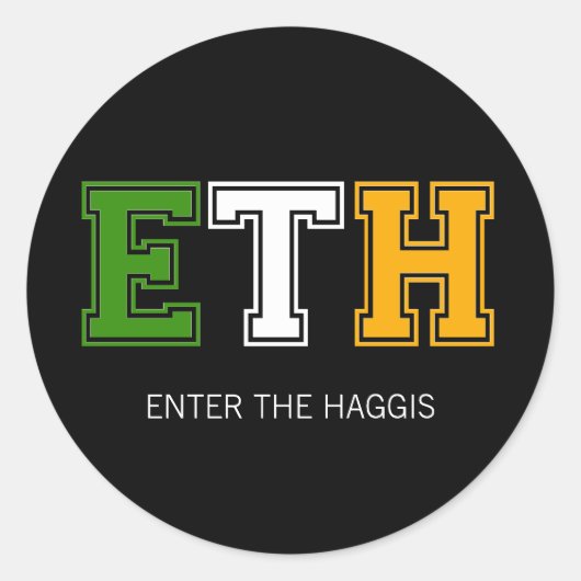IRISH FLAG ETH STICKER (Vorderseite)