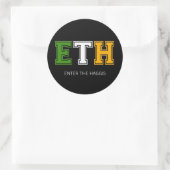 IRISH FLAG ETH STICKER (Tasche)