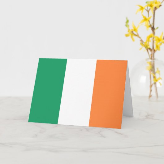 Irish Flag GG Karte (Gelbe Blume)