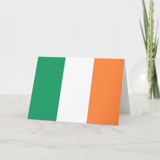 Irish Flag GG Karte (Vorderseite)