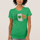 Irish Flag Green Shirt Womens Irish T - Shirt Desi (Vorderseite)