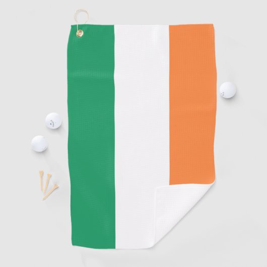 Irish Flag Gtcent Golfhandtuch (Insitu)