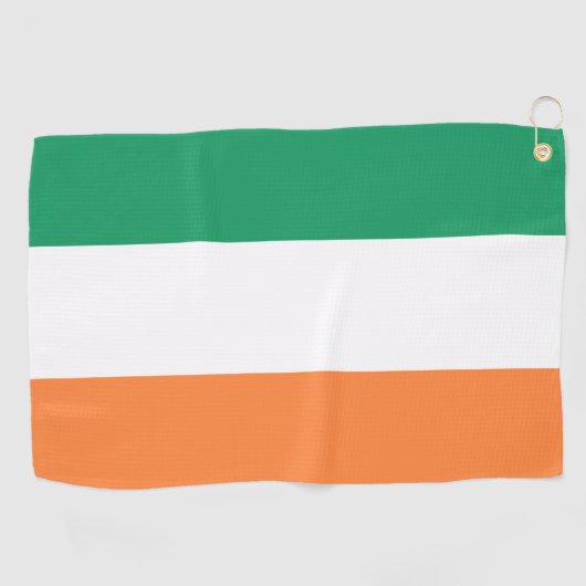 Irish Flag Gtcent Golfhandtuch (Horizontal)