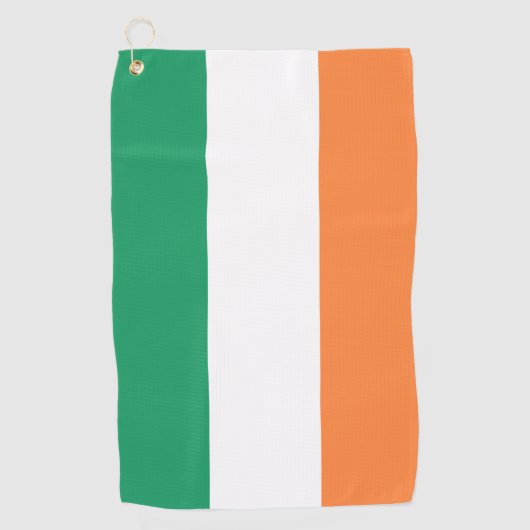 Irish Flag Gtcent Golfhandtuch (Vorderseite)