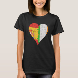 Irish Flag Heart T-Shirt
