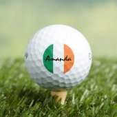 Irish Flag Individuelle Name cwb gbcnt Golfball (Insitu T-Shirt)