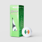Irish Flag Individuelle Name ssf gbcn Golfball (Verpackung)