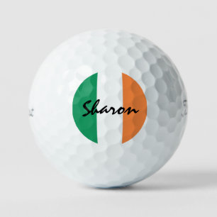 Irish Flag Individuelle Name tpv1 gbcnt Golfball