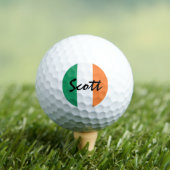 Irish Flag Individuelle Name va gbcnt Golfball (Insitu T-Shirt)