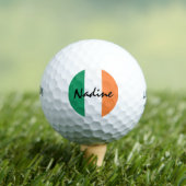Irish Flag Individuelle Name wgbt Golfball (Insitu T-Shirt)