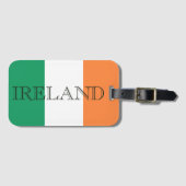 Irish Flag Ireland bc ltcn Gepäckanhänger (Vorderseite (Horizontal))