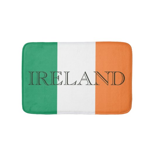 Irish Flag Ireland bmczent Badematte (Vorderseite)