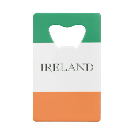 Irish Flag Ireland boczent Geldbeutel Flaschenöffner (Rückseite)