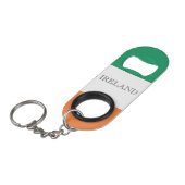 Irish Flag Ireland boczent Mini Flaschenöffner (Vorderseite Schrägansicht)